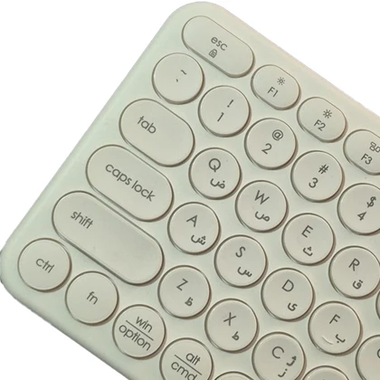 کیبورد بی سیم هیسکا Hiska مدل HX-KE250 با اتصال دانگل و بلوتوث