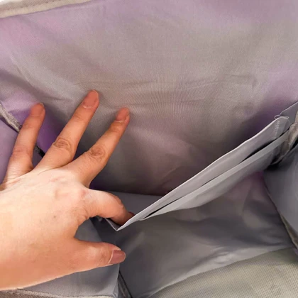 کیف مدرسه دخترانه کوله صندوقی کرومی خارجی