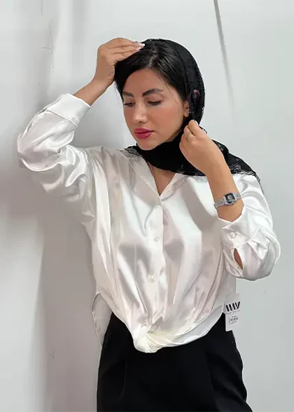 شومیز گره‌ای کد 4059