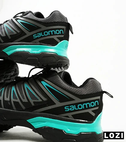 کفش کتانی بزرگ پا مشکی آبی دریایی سالومون Salomon X ULTRA