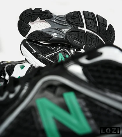 کفش کتانی مردانه و زنانه مشکی سبز NEW BALANCE 1064 V.2