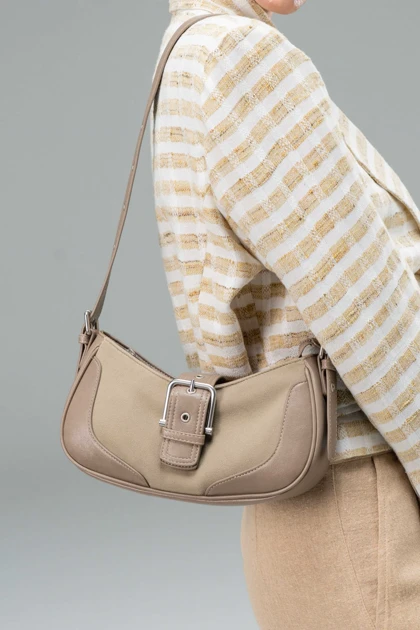 کیف دستی زنانه چرم مصنوعی دیوید جونز DAVIDJONES
