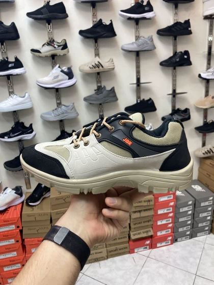 کتانی مردانه مدل jax کرم