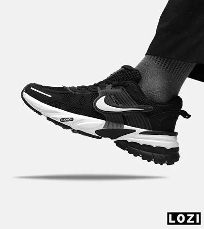 کفش کتانی مردانه و زنانه مشکی Nike cushlon مدل 5189