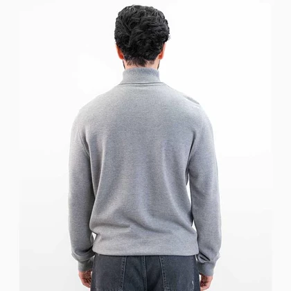 پلیور بافت یقه اسکی اسلیم فیت مردانه - 03252356
