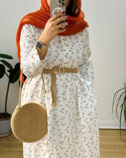 پیراهن مانتویی نرگس