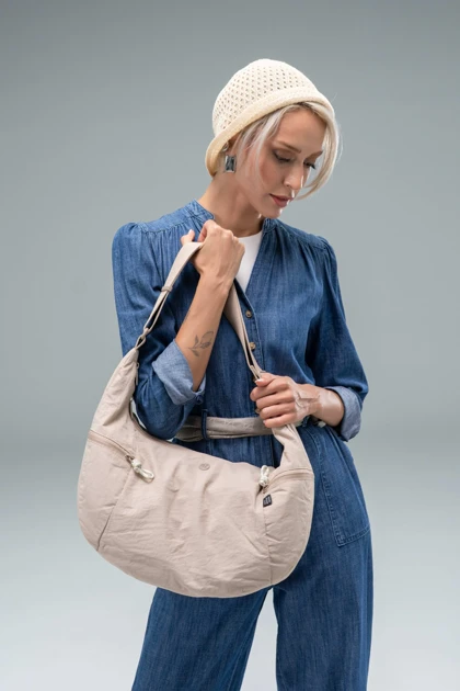 کیف دستی زنانه چرم مصنوعی دسته دار دیوید جونز DAVIDJONES