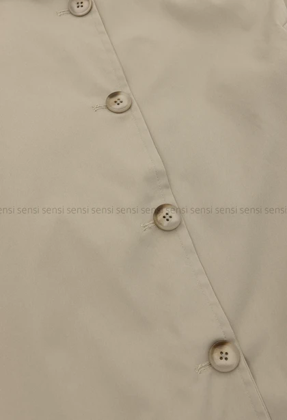 بارانی جلو دکمه آستر دار کد1004809