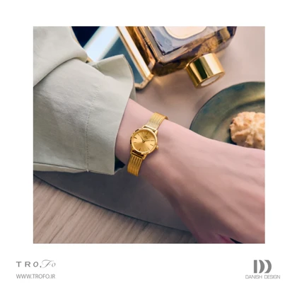 ساعت مچی عقربه ای زنانه دنیش دیزاین (Danish design) مدل IV06Q1268 Akilia Mini Gold