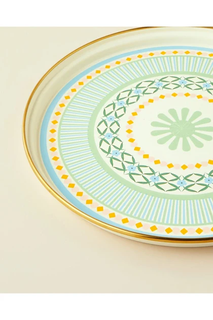 سینی English Home مدل Nostalgic Memory - آبی-نارنجی