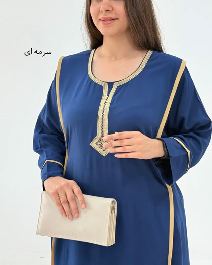پیراهن مانتویی نیکا - کد 1853