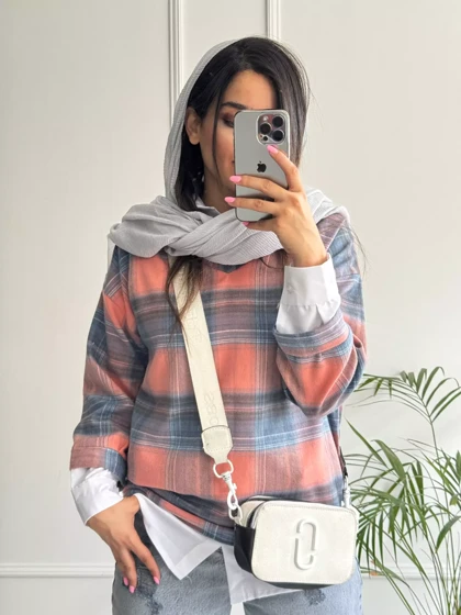 چهارخونه ترکیبی پشمی پانیذ