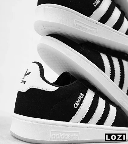 کفش کتانی مردانه مشکی ADIDAS Campus