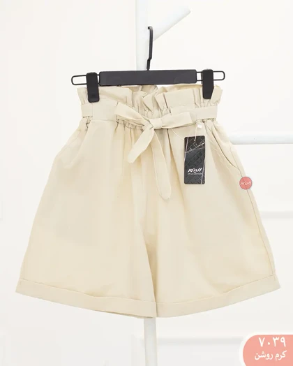 شلوارک لینن 7039