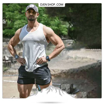 تاپ ورزشی مردانه سوزنی ATOM