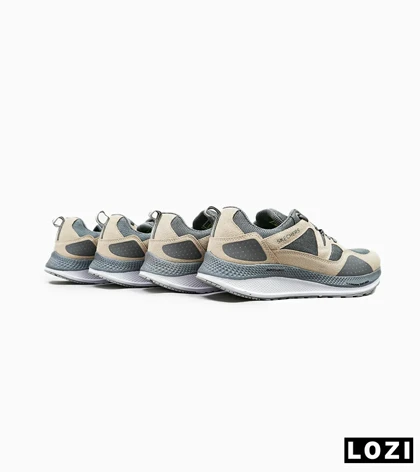 کفش کتانی طبی زنانه و مردانه طوسی کرم SKECHERS archfit v02