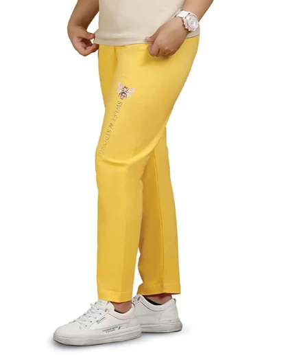 شلوار نخ پنبه دخترانه زنبور اوت لت