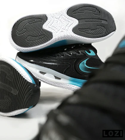 کفش کتانی مردانه مشکی آبی NIKE pegasus 33 مدل 3171