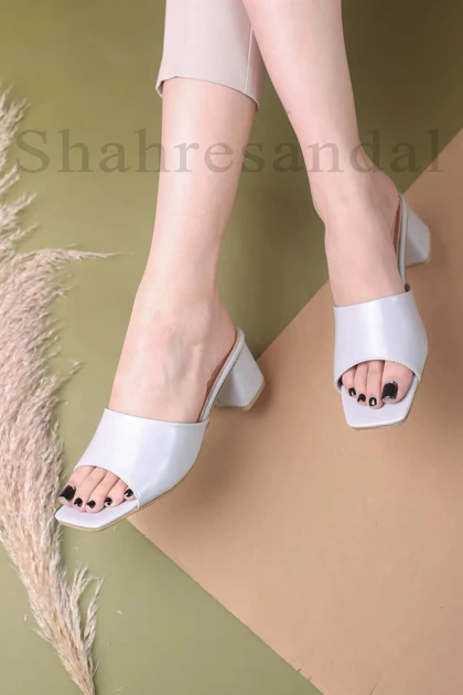 کفش صندل پاشنه‌دار زنانه کد 603