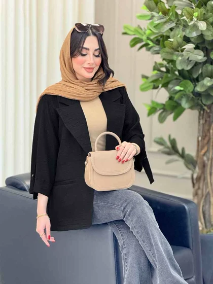 مانتو آستین سگک دلنیا