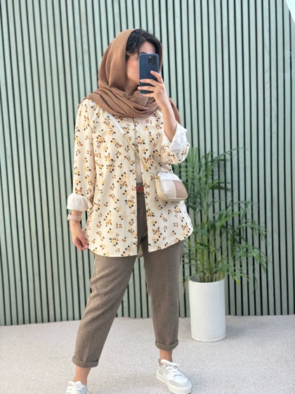 مانتو کبریتی طرحدار