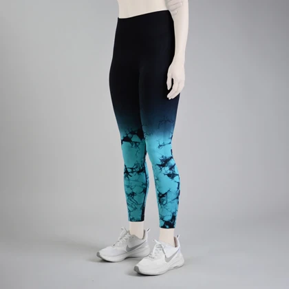 لگ سیملس ورزشی زنانه مدل 4B0098 آبی روشن