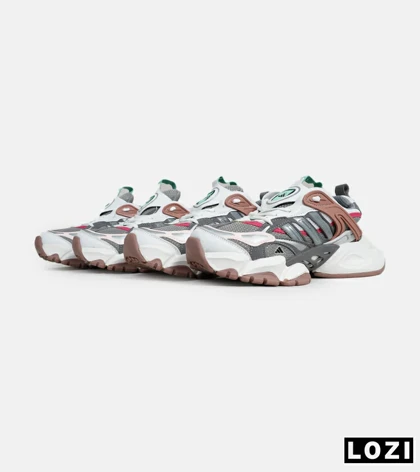 کفش کتانی مردانه و زنانه طوسی سفید گلبهی ADIDAS performance x9000l4
