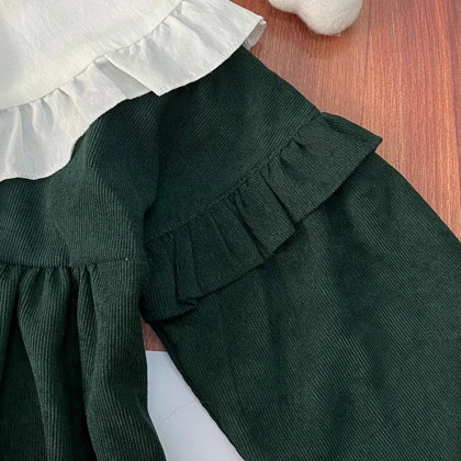 پیراهن مخمل کبریتی مدل دل آسا