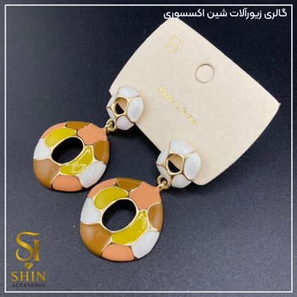 گوشواره میناکاری شده کد gzm90