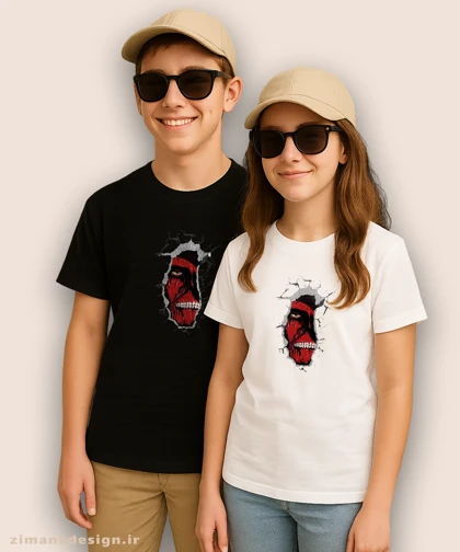 تیشرت بچگانه طرح اتک آن تایتان 927