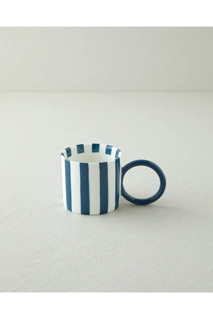 ماگ English Home مدل Boldy Lines New Bone China - آبی