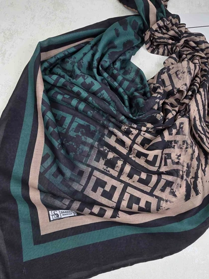 روسری نخی طرح دار کد 282