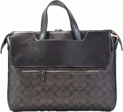 کیف اداری یونیسکس آلفا کوچ قهوه ای coach