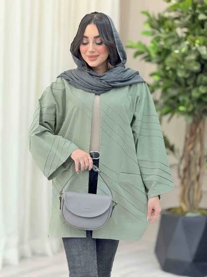 مانتو برش‌دار بغل چاک