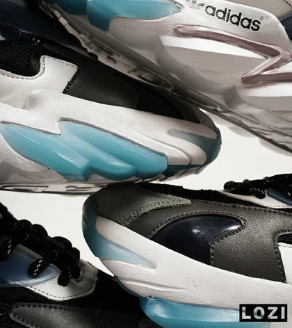 کفش کتانی مردانه سفید آبی ADIDAS A700