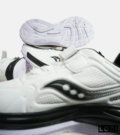 کفش بچه گانه سفید مشکی SAUCONY