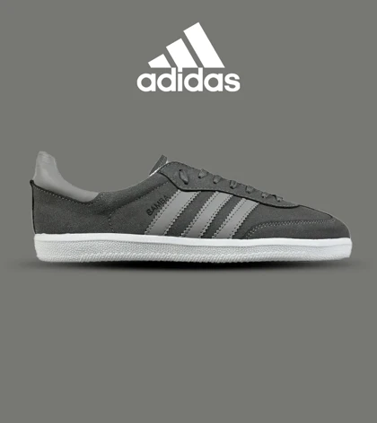 کفش کتانی مردانه و زنانه طوسی ADIDAS Samba مدل 7298