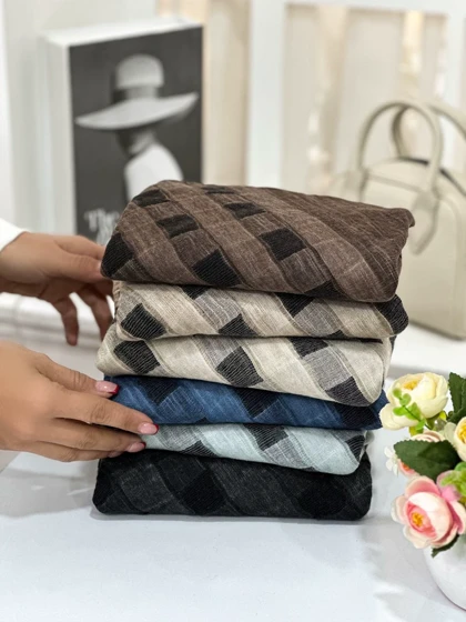 شال کنفی مربعی