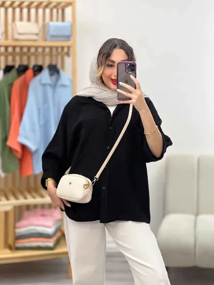 شومیز دو جیب باران