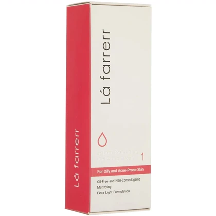 کرم کنترل کننده چربی و آبرسان صورت لافارر مدل 01 مناسب پوست چرب و مستعد آکنه 75ml