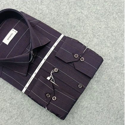 پیراهن استین بلند مردانه ( قواره کلاسیک-قواره معمولی )- پیراهن مجلسی طرحدار مردانه