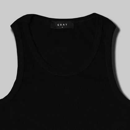 گری تاپ تمام تنه black tank top