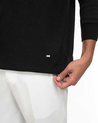 پلیور بافت مردانه سه دکمه کد M0903