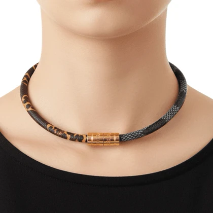 گردنبند دخترانه طرح چنل مگنتی