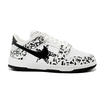 کتانی اسپرت مردانه مدل نایک جردن Nike رنگ سفید مشکی