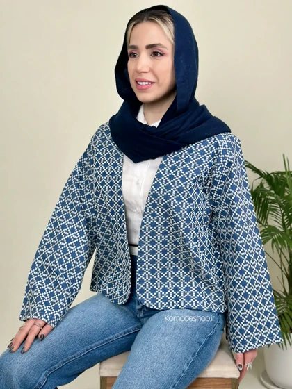کت جین زنانه گلدوزی شده مدل تانیا