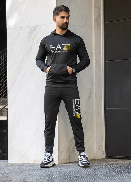 ست هودی شوار EA7 مردانه مدل Dalka