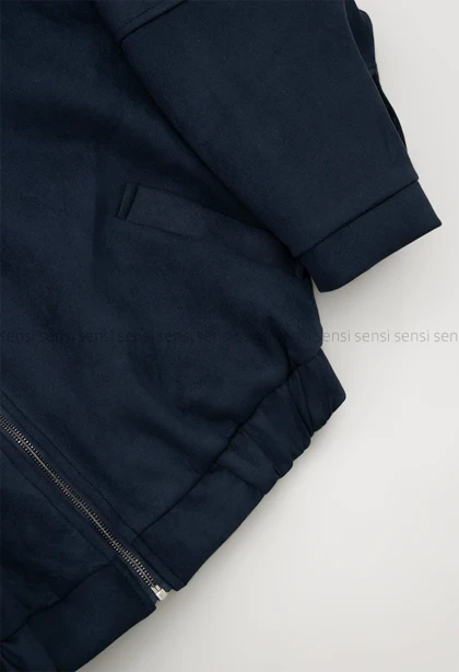 بامبر جلو زیپ جیر آستر دارکد1004656