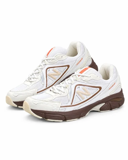 کتانی بزرگپا مدل نیوبالانس 1064 سفید کرم قهوه ای (کیفیتمستر) New Balance