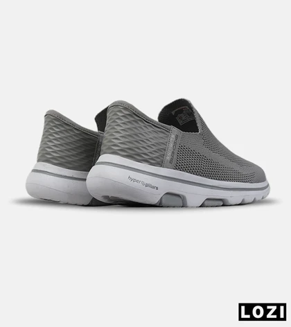 کفش کتانی طبی ورزشی طوسی SKECHERS Slip-Ins مدل 8857